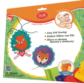Revontuli D&M Easy Felt Sewing Brooch And Pendant Fox 62011