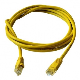 Laidas ART RJ-45, RJ-45 male, 0.5 m, geltona