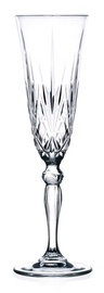Набор бокалов для шампанского RCR Melodia, kристалл, 0.16 л, 6 шт.