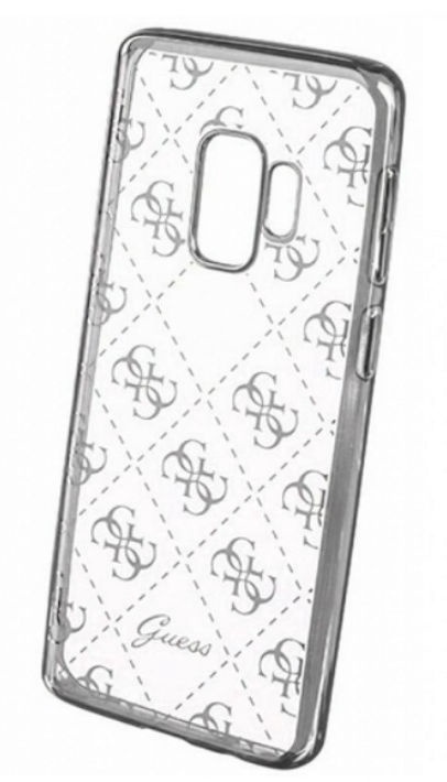 Telefono dėklas Guess, Samsung Galaxy S9, sidabro