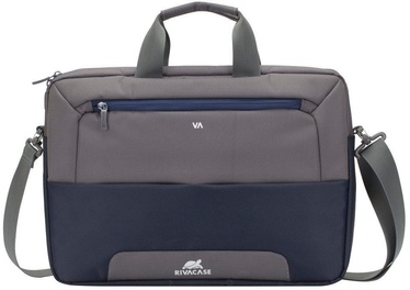 Rivacase Suzuka Laptop Bag 15.6'' Steel Blue/Grey