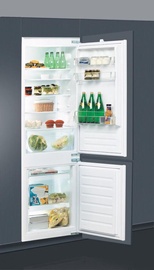 Встраиваемый холодильник Whirlpool ART 65021, морозильник снизу