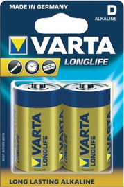 Baterijas Varta R20, D, 1.5 V, 2 gab.