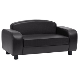 Dzīvnieku gulta VLX Black, melna, 800 mm x 500 mm