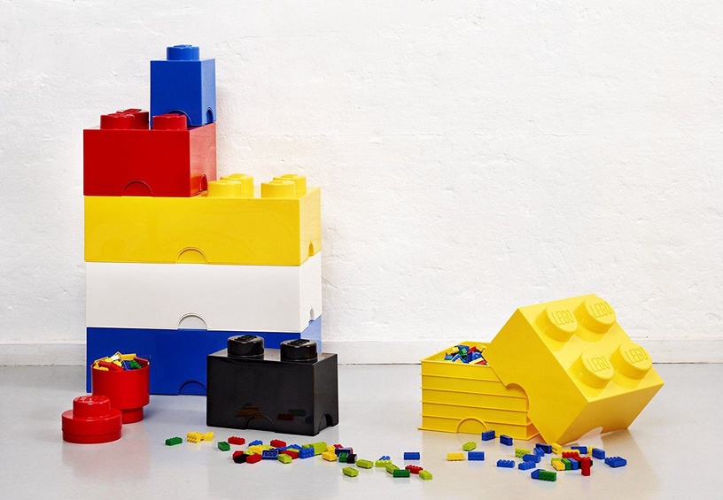 Mantu kaste LEGO® Storage Brick 1, 1.2 l, zila, 12.5 x 12.5 x 18 cm
