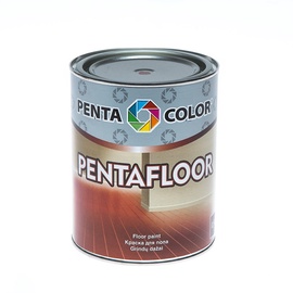 Grīdas krāsa Pentacolor Pentafloor, sarkanbrūna, 0.9 l