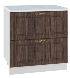 DSV Imperia SK2 800 Kitchen Bottom Cabinet Walnut