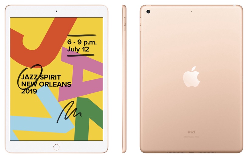 Planšetė Apple iPad 7 10.2, aukso, 10.2", 3GB/32GB