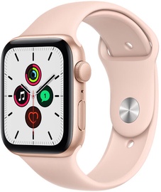 Išmanusis laikrodis Apple Watch SE GPS LTE + Cellular, 44mm Aluminum Pink Sand Sport Band, rožinė