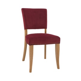 Стул для столовой Home4you Kingswood Velvet Dark Red, 1 шт.