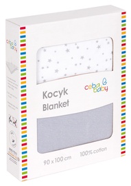 Ceba Baby Jersey Baby Blanket 90x100cm Blue Stars
