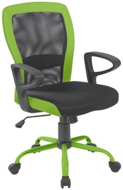 Biroja krēsls, 5.7 x 60 x 91 - 98.5 cm, zaļa/pelēka