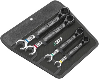 Wera Joker Switch Foot Ring Ratchet Spanner Set 4pcs