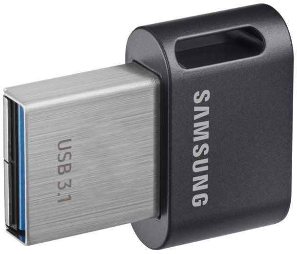 USB atmintinė Samsung MUF-128AB FIT, sidabro/juoda, 32 GB