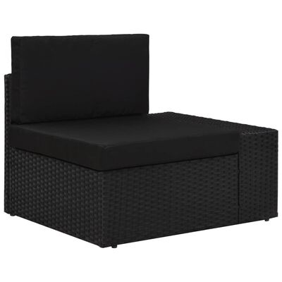 rattan garden lounge chair