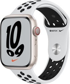 Nutikell Apple Watch Nike Series 7 GPS + LTE 45mm Aluminum, beež