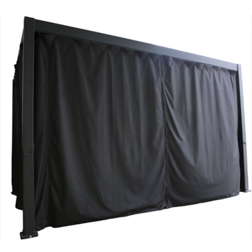 Стена шатра Home4you Mirador, 300 см x 250 см, черный