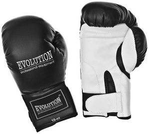 Boksa cimdi Evolution Boxing, balta/melna, 10 oz