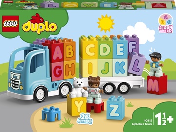 Konstruktors LEGO Duplo Kravas auto ar burtiem 10915, 36 gab.