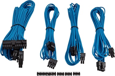 Corsair Premium Individually Sleeved PSU Cable Kit Starter Package Type 4 (Gen 3) Blue