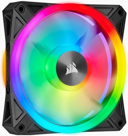 Oro aušintuvas korpusui Corsair iCUE QL140 RGB PWM Fan 140mm, 153 mm