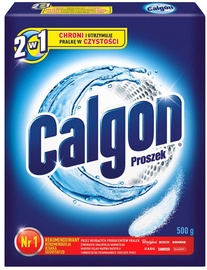 Ūdens mīkstināšanas līdzeklis Calgon, veļas mazgāšanai/veļas mazgājamām mašīnām, 0.5 kg