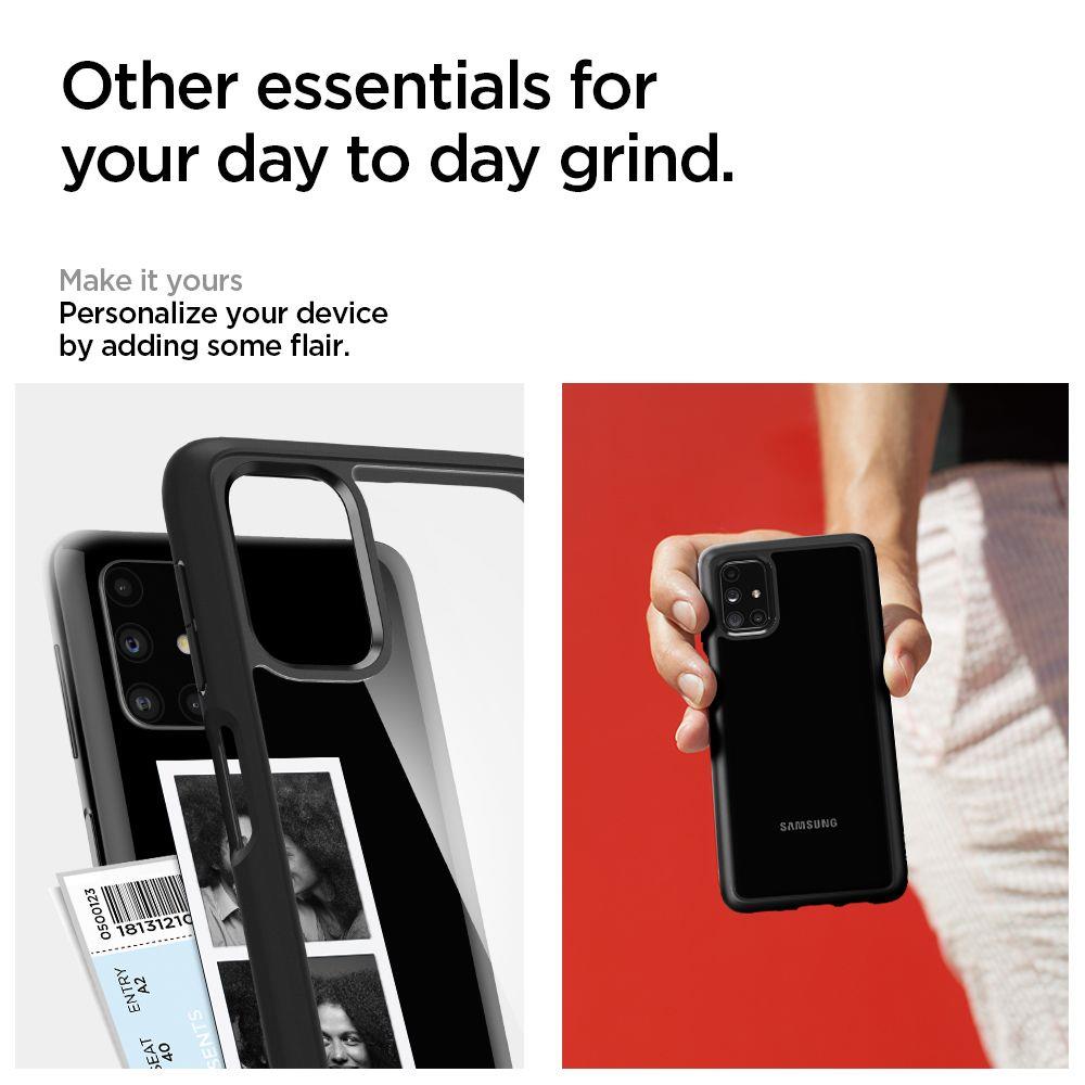 Dėklas Spigen Ultra Hybrid for Galaxy M31S, Samsung Galaxy M31s, juoda -  Senukai.lt