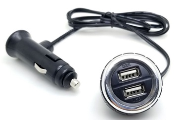 Автомобильное зарядное устройство Omega, 2 x USB