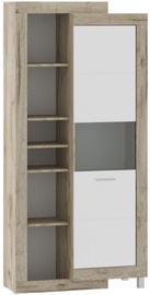 Sekcija Tuckano Ultra Oak/White, 286x52x196 cm