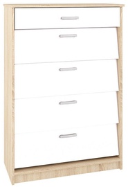 Apavu plaukts ML Meble ML 08 White, 800x400x1180 mm