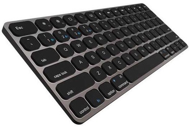 Klaviatūra Kanex K166-1126 EN, sudraba, bezvadu