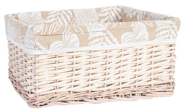 Home4you Willi Leaf Basket M 42x32xH19cm Light Brown