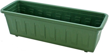 Puķu pods Diana, plastmasa, 17 cm x 50 cm, zaļa