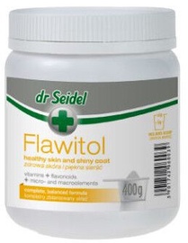 Barības piedevas suņiem Dr Seidel Flawitol Healthy Skin & Shiny Coat Powder 400g