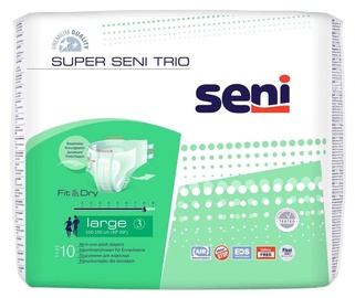 Autiņbiksītes Seni Super Trio, Large, 10 gab.