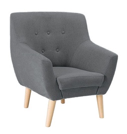 Fotelis Signal Meble Nordic 1 Cablo 14 Grey, 76x75x90 cm
