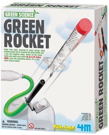 Intelektuāla rotaļlieta 4M Green Rocket 3298, daudzkrāsains