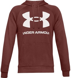 Kampsun Under Armour Rival Fleece Big Logo Hoodie 1357093-688 Brown M