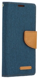 Forcell Canvas Flexi Flip Book Case For Sony Xperia L1 Dark Blue