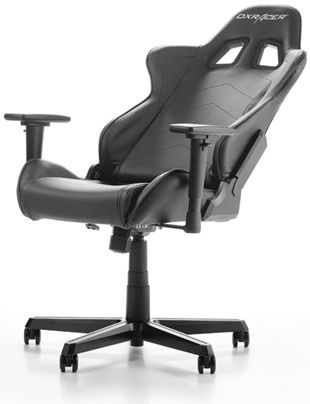 Игровое кресло DXRacer Formula Series F08-N, 53 x 37 x 122 - 131 см, черный