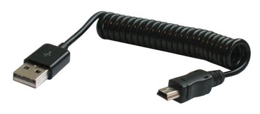Savio Cable Mini USB / USB 1m Black
