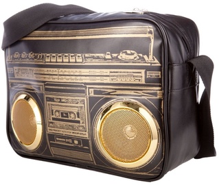 Kuprinė Fydelity Jambox G-Force Shoulder Bag with Speakers Black