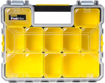 Ящик для инструментов Stanley 1-97-518, 446 мм x 357 мм x 116 мм, прозрачный/желтый