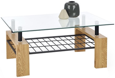 Kohvilaud Halmar Estella Golden Oak/Black, 1000x450x600 mm