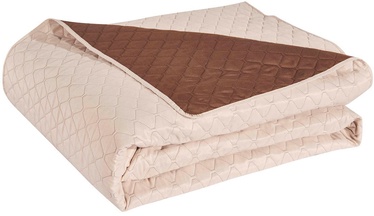 Gultas pārklājs DecoKing Axel Cream/Brown, 260x280 cm