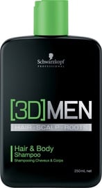 Schwarzkopf 3D Hair & Body Shampoo 250ml
