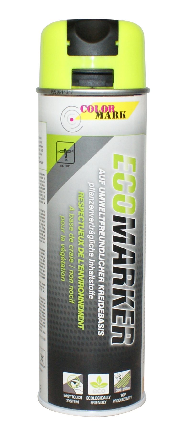 Aerosoolvärv Motip Colormark Ecomarker 500ml White, märgistamine, valge, 0.5 l
