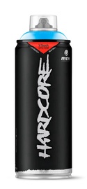 Aerosoolvärv Montana Hardcore, tavaline, pool-läikiv valge (satin white), 0.4 l