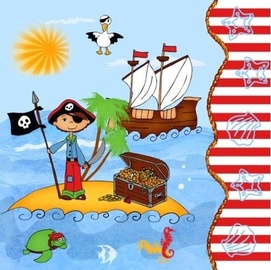 Pap Star Pirate 33 x 33 cm 20pcs