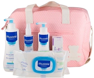 Mustela First Products Bag 6pcs Set 1050ml Pink